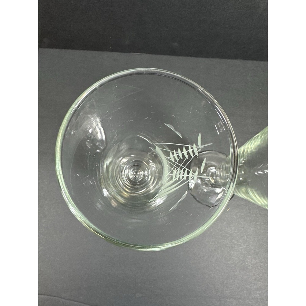 Javit Sailboat Pilsner Beer Glasses Etched‎ Nautical Clipper Schooner Ship 80's - Picture 8 of 9
